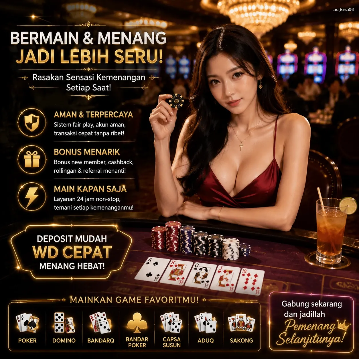 Analisis Fitur Menarik di aujuna96